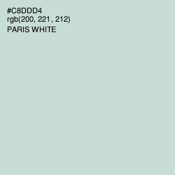 #C8DDD4 - Paris White Color Image